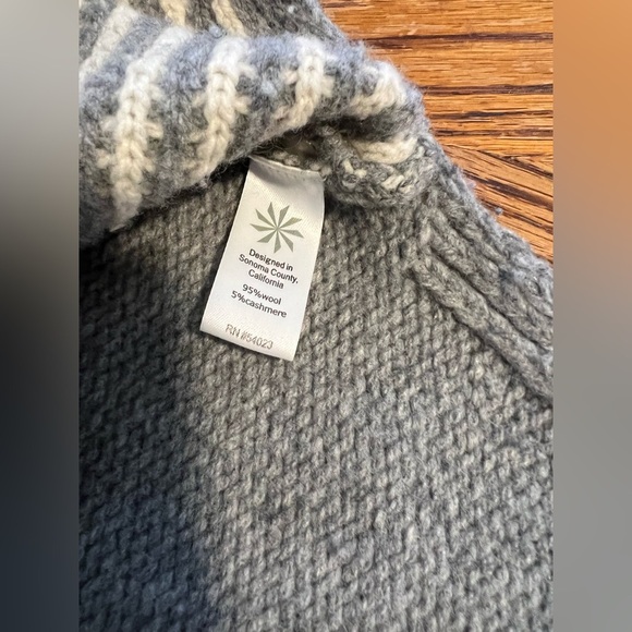 Athleta Sierra Wool/Cashmere Chunky Knit Pullover Sweater S - Picture 5 of 5